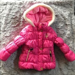 Girls OshKosh pink puffer jacket size 2t